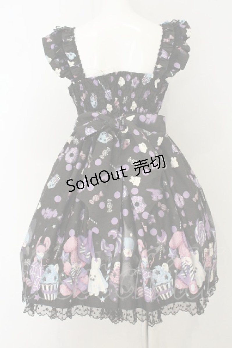 画像3: Angelic Pretty / Happy Treat Partyジャンパースカート  クロ O-26-08-01-023-AP-OP-OW-OS (3)