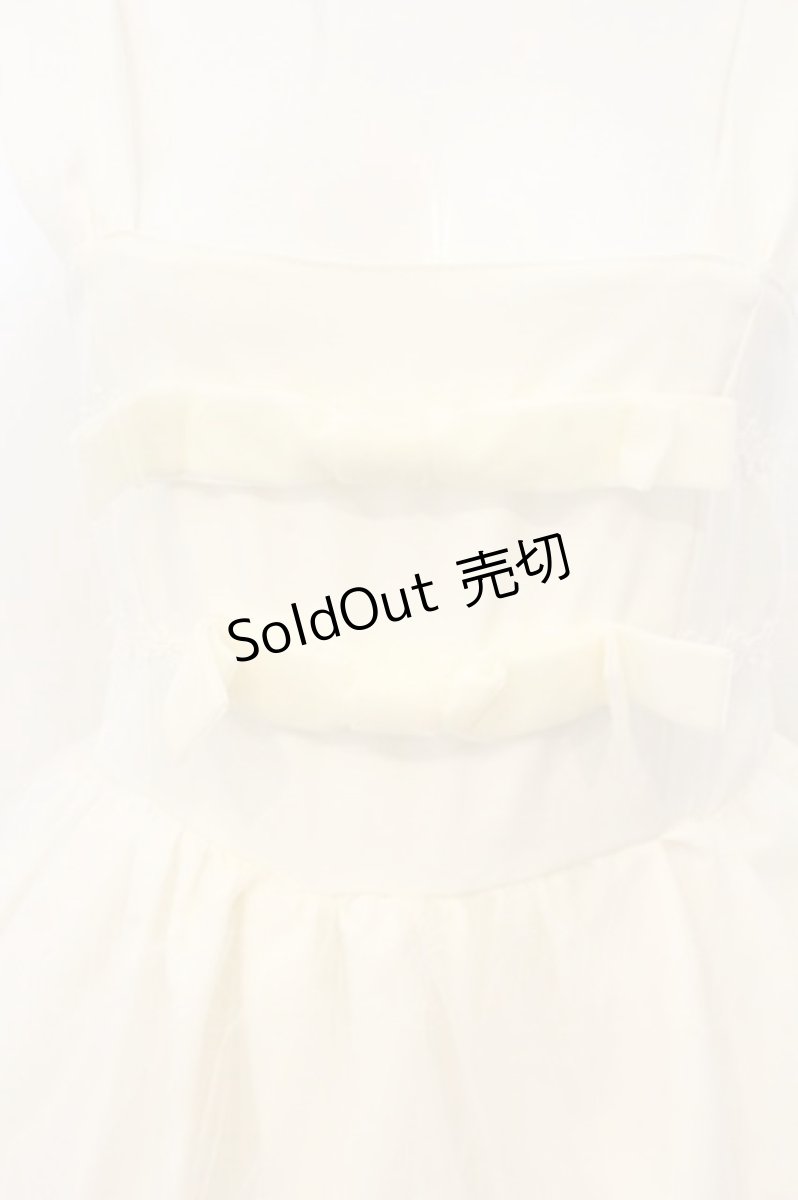 画像3: Sleep Shop / レーシージャンパースカート  シロ O-26-08-01-025-LO-OP-OW-OS (3)