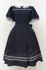 画像1: BAROQUE / Decent colletセーラーワンピース XL ネイビー O-26-08-01-026-LO-OP-OW-OS (1)