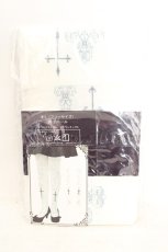画像2: Sheglit / Sacred Cross オーバーニー  ホワイト O-26-08-02-038-EL-ZA-IG-OS (2)