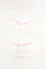 画像2: BABY,THE STARS SHINE BRIGHT / トーションレースお袖とめ  シロ×ラベンダー O-26-08-02-044-BA-AC-IG-OS (2)