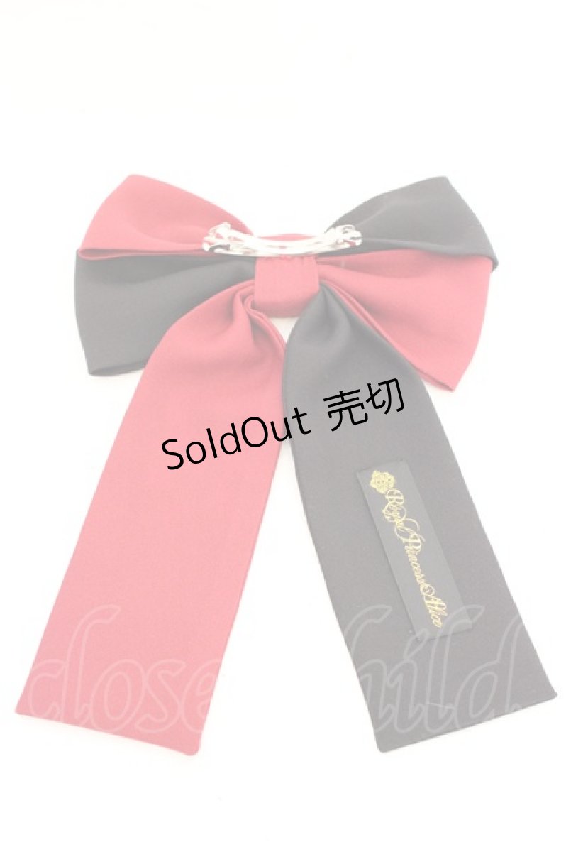 画像2: Royal Princess Alice / 梅花郡鶴バレッタ  アカ×クロ O-26-08-02-047-LO-AC-IG-OS (2)
