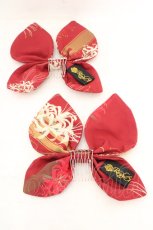画像2: Royal Princess Alice / 彼岸花ヘアコームセット  アカ O-26-08-02-059-LO-AC-IG-OS (2)