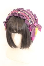 画像1: metamorphose / うたかたの華かぐらヘッドドレスカチューシャ  パープル O-26-08-02-069-ME-AC-IG-OS (1)