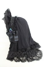 画像2: metamorphose / 幽玄の姫君ハーフボンネット  クロ O-26-08-02-076-ME-AC-IG-OS (2)