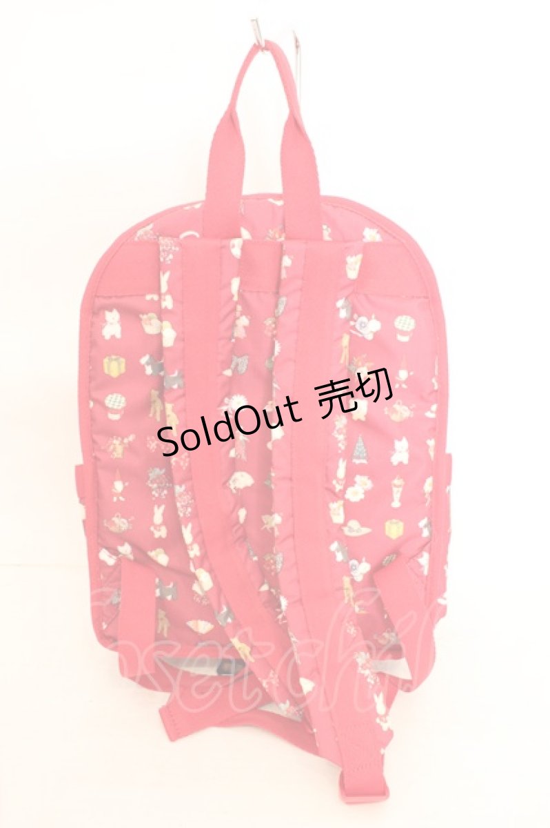 画像2: PINK HOUSE / LeSportsac × PINK HOUSE Pink House Favorites pt ROUTE SM BACKPACK  アカ O-26-08-02-1040-LO-BG-IG-ZT0808P (2)