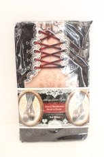 画像1: abilletage / ANKLE DECORATION HEART ＆ SPADE  ブラック×レッド O-26-08-02-1057-GO-ZA-OW-OS (1)