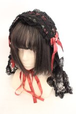 画像1: metamorphose / クラシカルドールヘッドドレス  クロ O-26-08-02-1064-ME-AC-OW-OS (1)