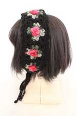 画像3: merry jenny / クロシェヘッドドレス  クロ O-26-08-02-1065-LO-AC-IG-OS (3)