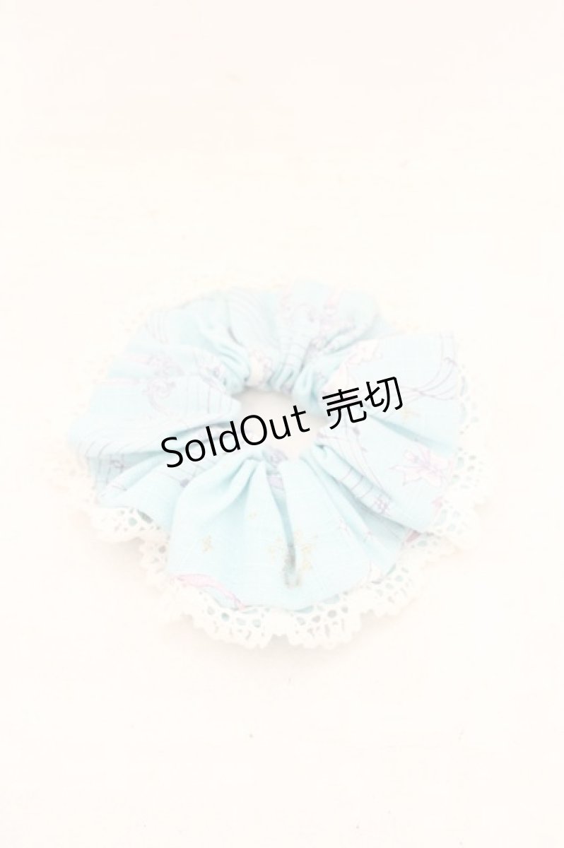 画像1: BABY,THE STARS SHINE BRIGHT / 天使が囁く聖夜の旋律柄シュシュ  サックス O-26-08-02-1068-BA-ZA-IG-ZT639-F004 (1)