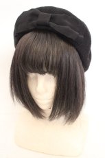 画像1: m petit by misako / AMリボンサーモベレー 57.5cm クロ O-26-08-02-1008-LO-AC-OW-ZT727 (1)