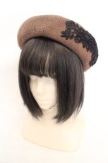 画像1: m petit by misako / TT*AMレースサーモベレー 57.5cm ブラウン O-26-08-02-1009-LO-AC-OW-OS (1)