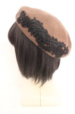 画像2: m petit by misako / TT*AMレースサーモベレー 57.5cm ブラウン O-26-08-02-1009-LO-AC-OW-OS (2)