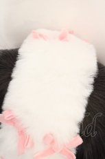 画像2: Chalmiere / ファーヘッドドレス  シロ×ピンク O-26-08-02-1015-AX-AC-IG-OS (2)