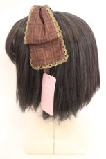 画像3: Chalmiere / チョコレート柄カチューシャ  ブラウン O-26-08-02-1016-AX-AC-IG-OS (3)