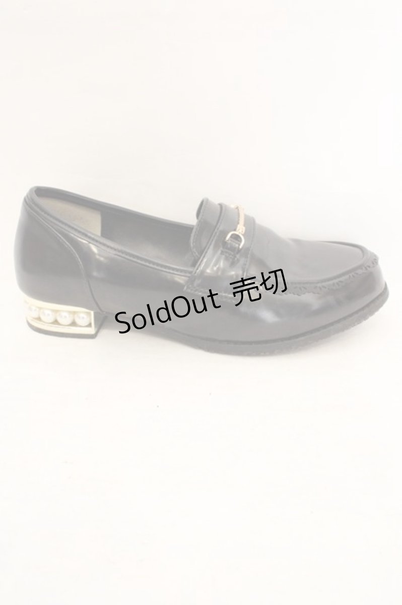 画像7: axes femme / パールヒールローファー L クロ O-26-08-02-1023-AX-SH-OW-ZT0805N (7)