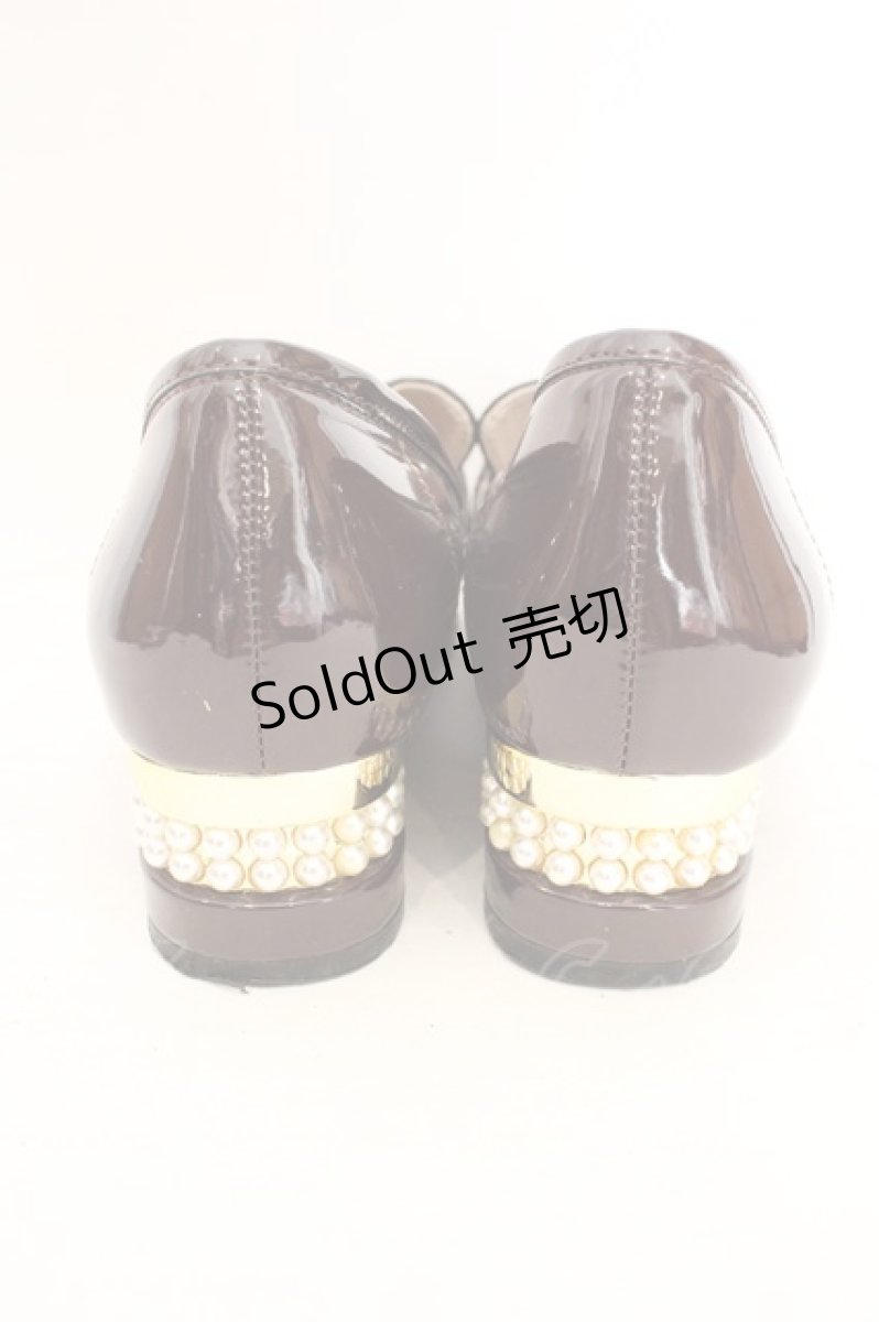 画像3: axes femme / パールヒールローファー L ブラウン O-26-08-02-1024-AX-SH-OW-ZT0805N (3)