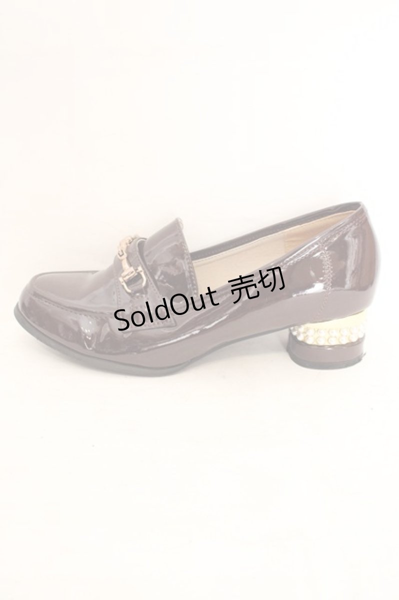 画像6: axes femme / パールヒールローファー L ブラウン O-26-08-02-1024-AX-SH-OW-ZT0805N (6)