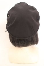 画像3: axes femme / オーガンジーレースアップベレー帽 57.5cm クロ O-26-08-02-1003-AX-AC-OW-OS (3)