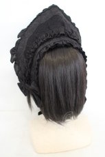 画像3: Henrietta / Victorian Doll ボンネット  クロ O-26-08-02-007-LO-AC-OW-OS (3)