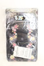 画像2: metamorphose / 花鹿の万華鏡 プリントオーバーニー  クロ O-26-08-02-024-ME-ZA-IG-OS (2)
