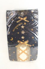 画像1: metamorphose / Magical moon light プリントオーバーニー  クロ O-26-08-02-029-ME-ZA-IG-OS (1)