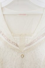 画像2: LIZ LISA / 総レースセーラーワンピース  シロ O-26-08-03-029-LO-OP-OW-OS (2)
