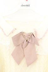 画像2: LIZ LISA / レースセーラーニット  シロ×ピンク O-26-08-03-032-LO-TO-OW-OS (2)