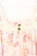 画像2: LIZ LISA / 花柄シフォンチュニック  ピンク O-26-08-03-039-LO-TO-OW-OS (2)