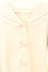 画像2: LIZ LISA / リボンスリーブセーラーカーディガン  ピンク O-26-08-03-045-LO-TO-OW-OS (2)
