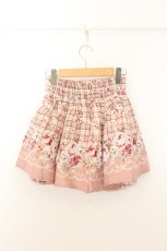 画像4: LIZ LISA / チェック×花 スカパン【お直しあり】  ピンク O-26-08-03-008-LO-PA-IG-OS (4)