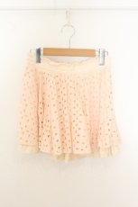 画像1: LIZ LISA / カットワークレースミニスカート  ピンク O-26-08-03-009-LO-SK-IG-OS (1)