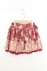 画像1: LIZ LISA / 花柄×チェック柄スカパン【お直し品】  ワイン O-26-08-03-015-LO-PA-IG-OS (1)