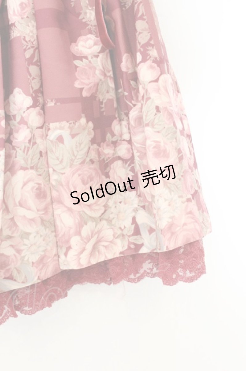 画像4: LIZ LISA / 花柄×チェック柄スカパン【お直し品】  ワイン O-26-08-03-015-LO-PA-IG-ZI (4)
