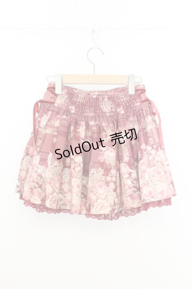 画像5: LIZ LISA / 花柄×チェック柄スカパン【お直し品】  ワイン O-26-08-03-015-LO-PA-IG-ZI (5)