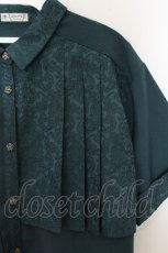 画像3: axes femme / ジャカード切替シャツ F グリーン O-26-08-03-025-AX-BL-IG-OS (3)