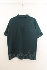 画像4: axes femme / ジャカード切替シャツ F グリーン O-26-08-03-025-AX-BL-IG-OS (4)