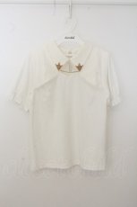 画像1: axes femme / チェーン付リブトップス F シロ O-26-08-03-027-AX-TO-IG-OS (1)