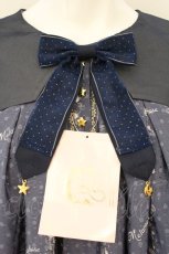 画像2: metamorphose / Star RoseAラインワンピース  コン系 O-26-08-04-028-ME-OP-OW-OS (2)