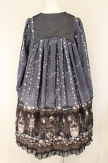 画像5: metamorphose / Star RoseAラインワンピース  コン系 O-26-08-04-028-ME-OP-OW-OS (5)