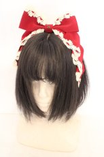 画像1: Innocent World / ローズドレープカチューシャ  アカ O-26-08-04-1008-IW-AC-IG-OS (1)