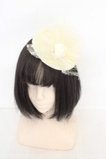画像1: LOLITA / チュールリボンキャノティエ  アイボリー O-26-08-04-1011-LO-AC-IG-OS (1)