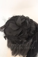 画像2: GOTHその他 / チュールコサージュクリップ  ブラック O-26-08-04-1012-GO-AC-IG-OS (2)