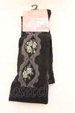 画像1: m petit by misako / ECAMOVKバラレース 23~25cm クロ O-26-08-04-1015-LO-ZA-OW-OS (1)