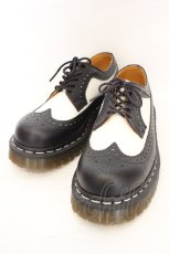 画像1: Dr.Martens （Getta Grip） / 3989 BEX ブローグシューズ UK5 ブラック×ホワイト O-26-08-04-1018-PU-SH-OW-OS (1)