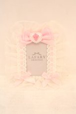 画像1: LAFARY / はしごレースチェキホルダー  ピンク O-26-08-04-1022-LO-ZA-YM-OS (1)