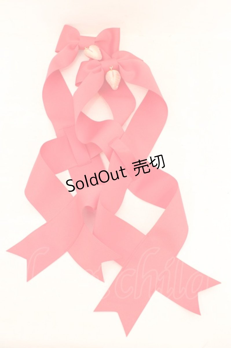 画像1: LOTUS ribbon / ×merci mel ストロベリーツインテールバレッタ  アカ O-26-08-04-1027-LO-AC-IG-ZT0814X (1)