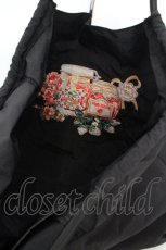 画像3: m petit by misako / 刺繍バッグ  クロ O-26-08-04-1029-LO-BG-OW-OS (3)