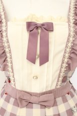 画像2: axes femme kawaii / ベリーズピクニックジャンスカ M ラベンダー O-26-08-04-055-AX-OP-IG-OS (2)