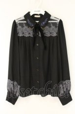 画像1: axes femme POETIQUE / ディズニー ヴィランズ/ブラウス M クロ O-26-08-04-057-AX-BL-IG-OS (1)